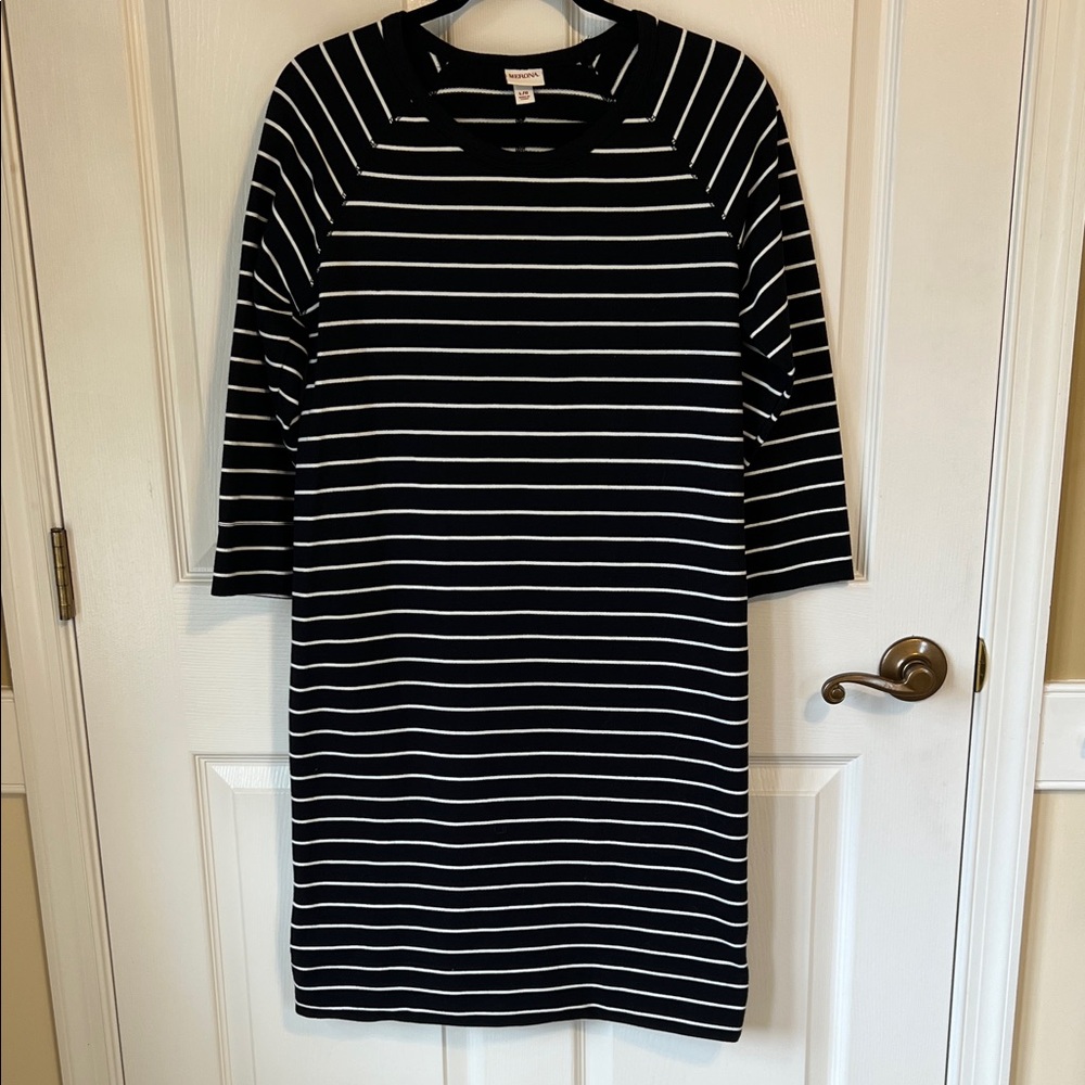 Merona Black and White Dress